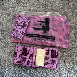 Pink and Purple Halloween Print Resistance Band